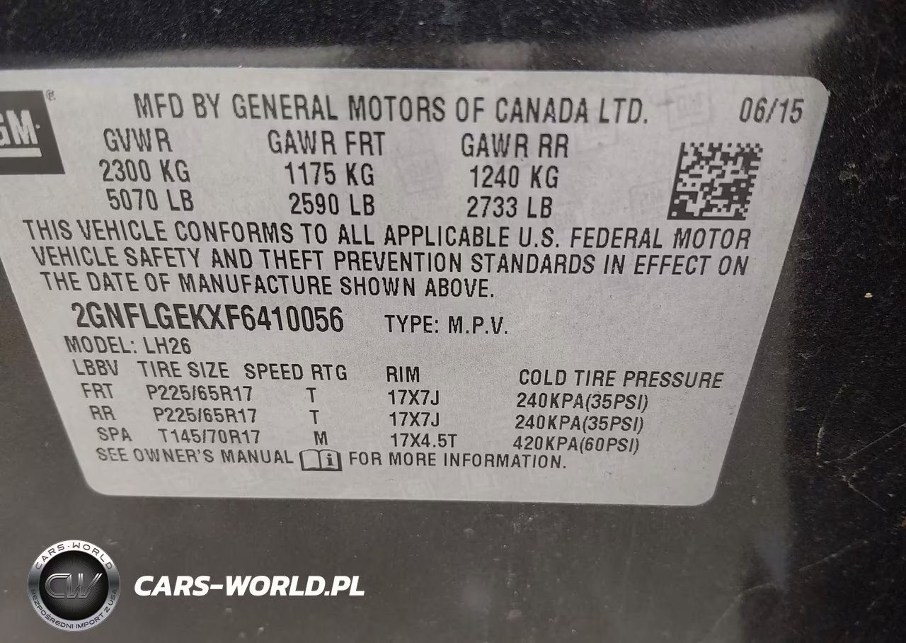 2015 Chevrolet Equinox 2Lt VIN:2GNFLGEKXF6410056 - 9