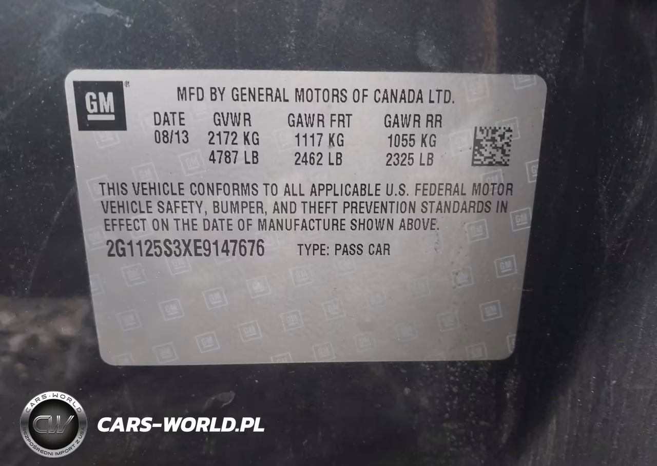 2014 Chevrolet Impala 2Lt VIN:2G1125S3XE9147676 - 9