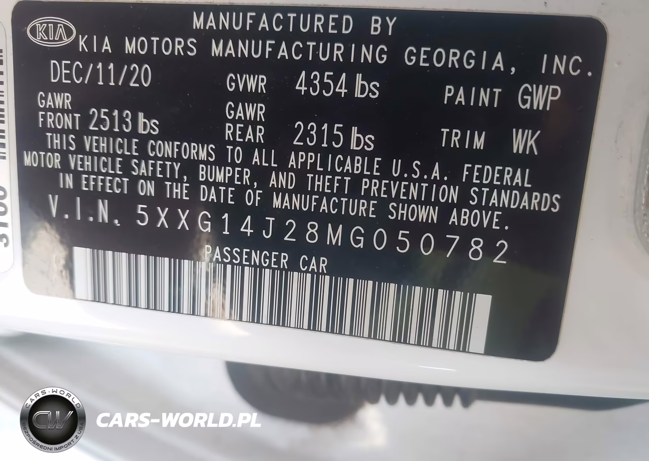 2021 Kia K5 Lxs VIN:5XXG14J28MG050782 - 9
