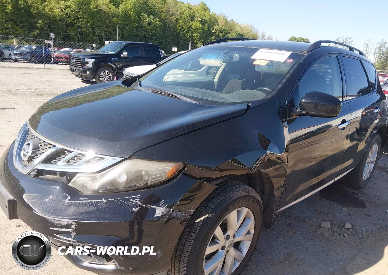 2013 Nissan Murano Sv VIN:JN8AZ1MW2DW319535 - 2