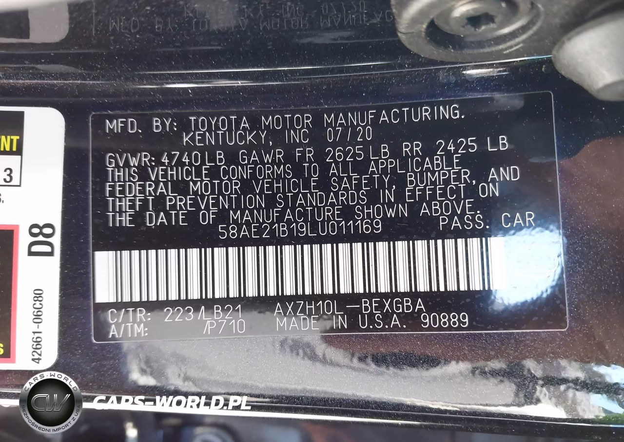 2020 Lexus Es 300H Luxury VIN:58AE21B19LU011169 - 9