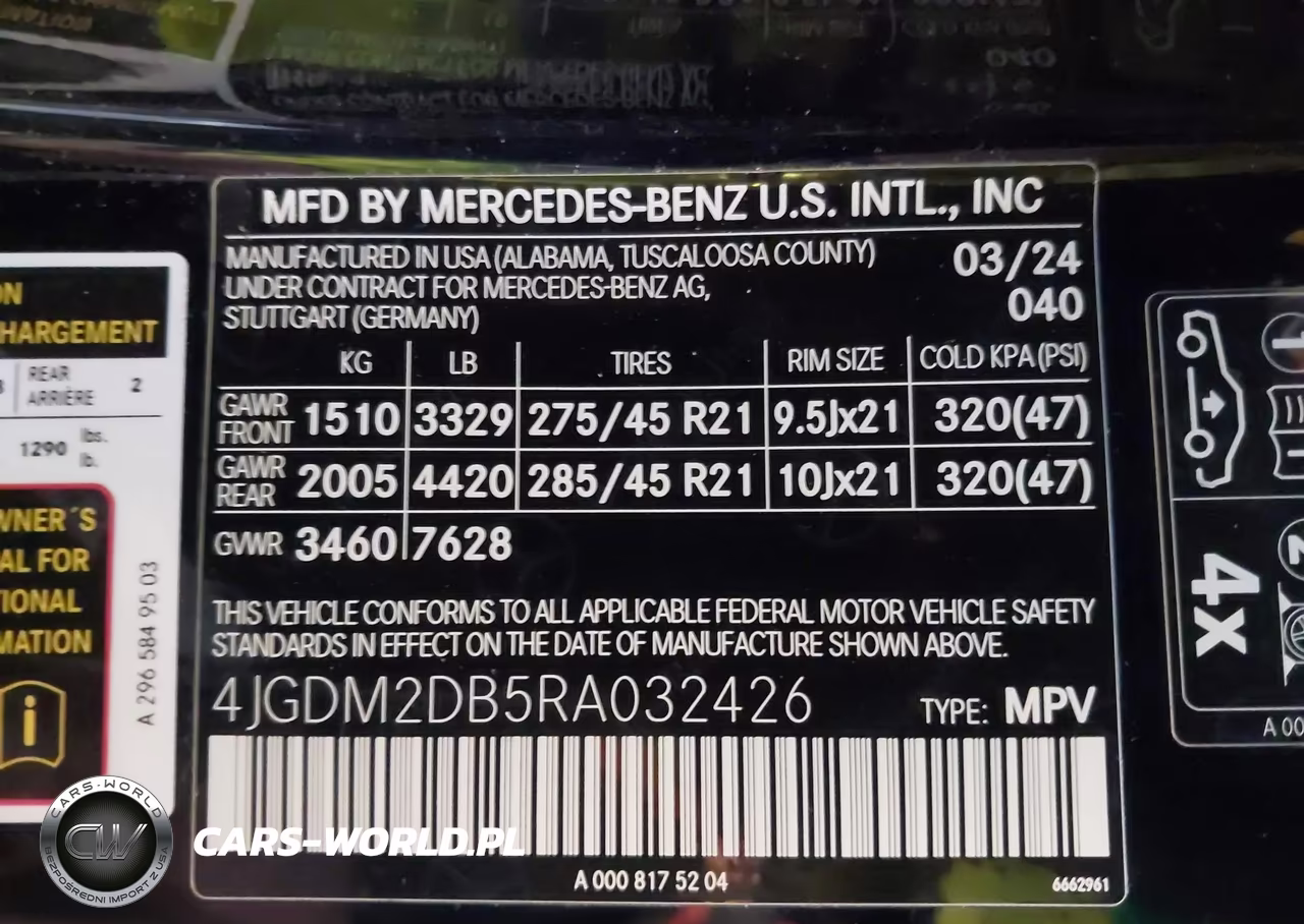 2024 Mercedes-Benz Eqs 450 Suv VIN:4JGDM2DB5RA032426 - 9