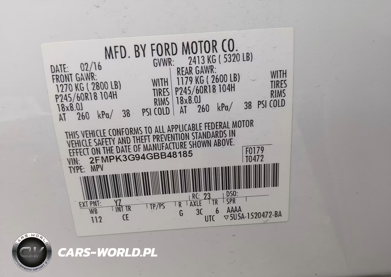 2016 Ford Edge Se VIN:2FMPK3G94GBB48185 - 9