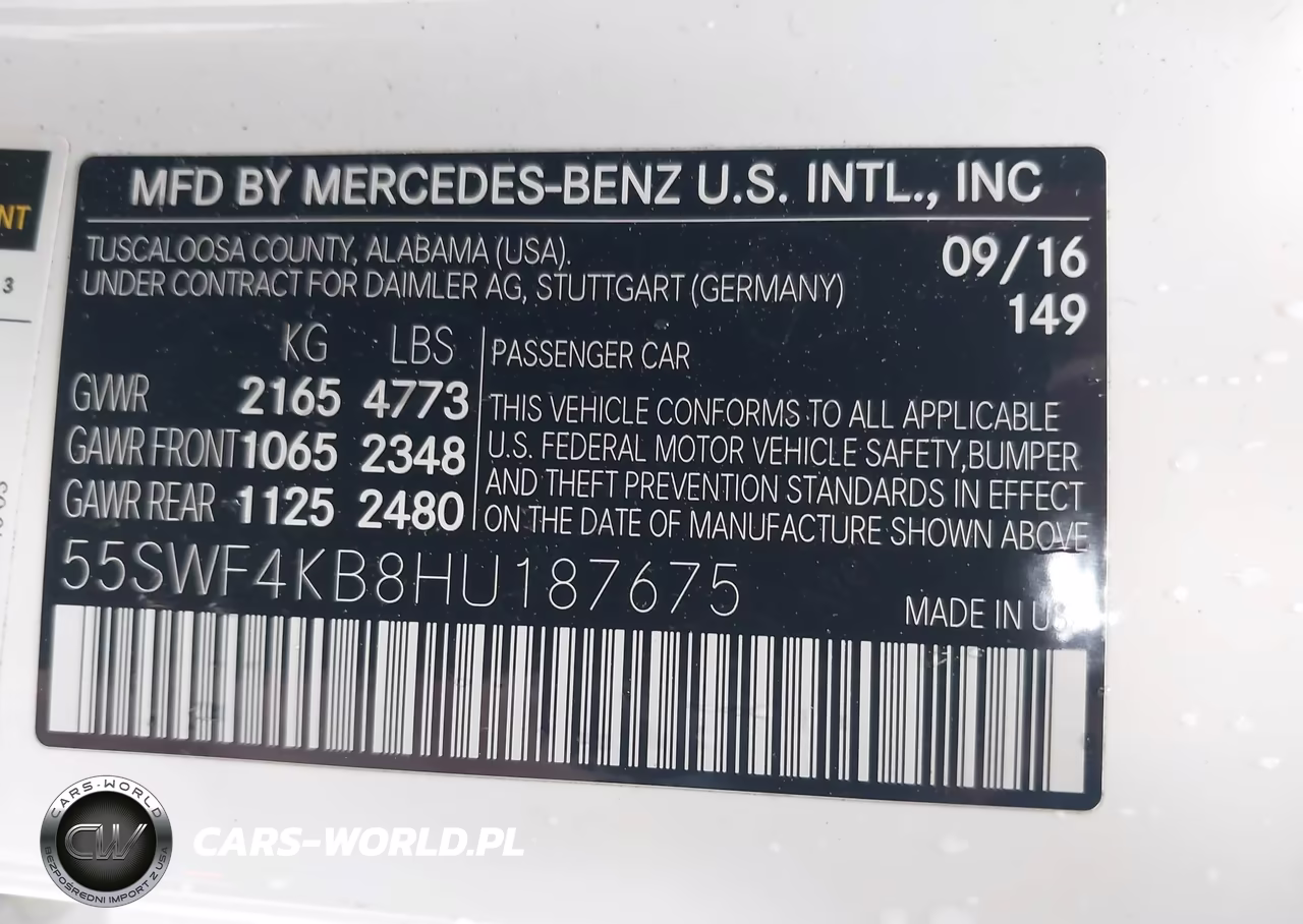 2017 Mercedes-Benz C 300 4Matic VIN:55SWF4KB8HU187675 - 9