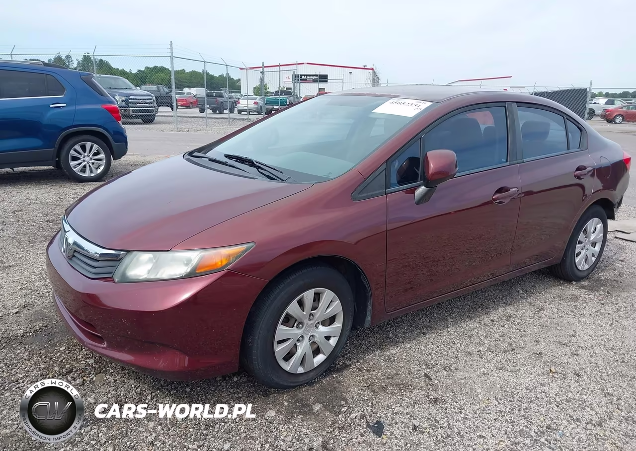 2012 Honda Civic Lx VIN:19XFB2F56CE057947 - 2