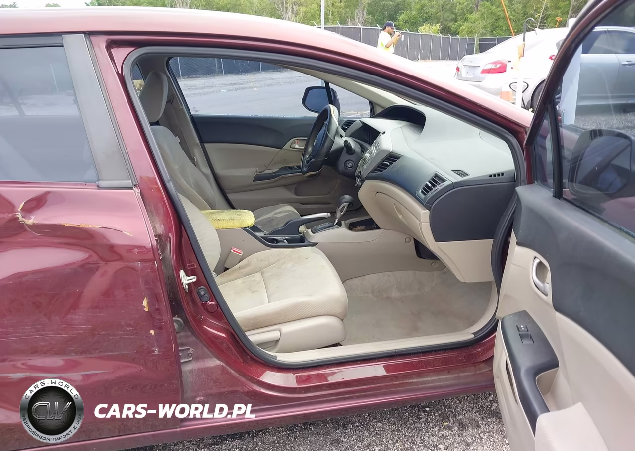 2012 Honda Civic Lx VIN:19XFB2F56CE057947 - 5