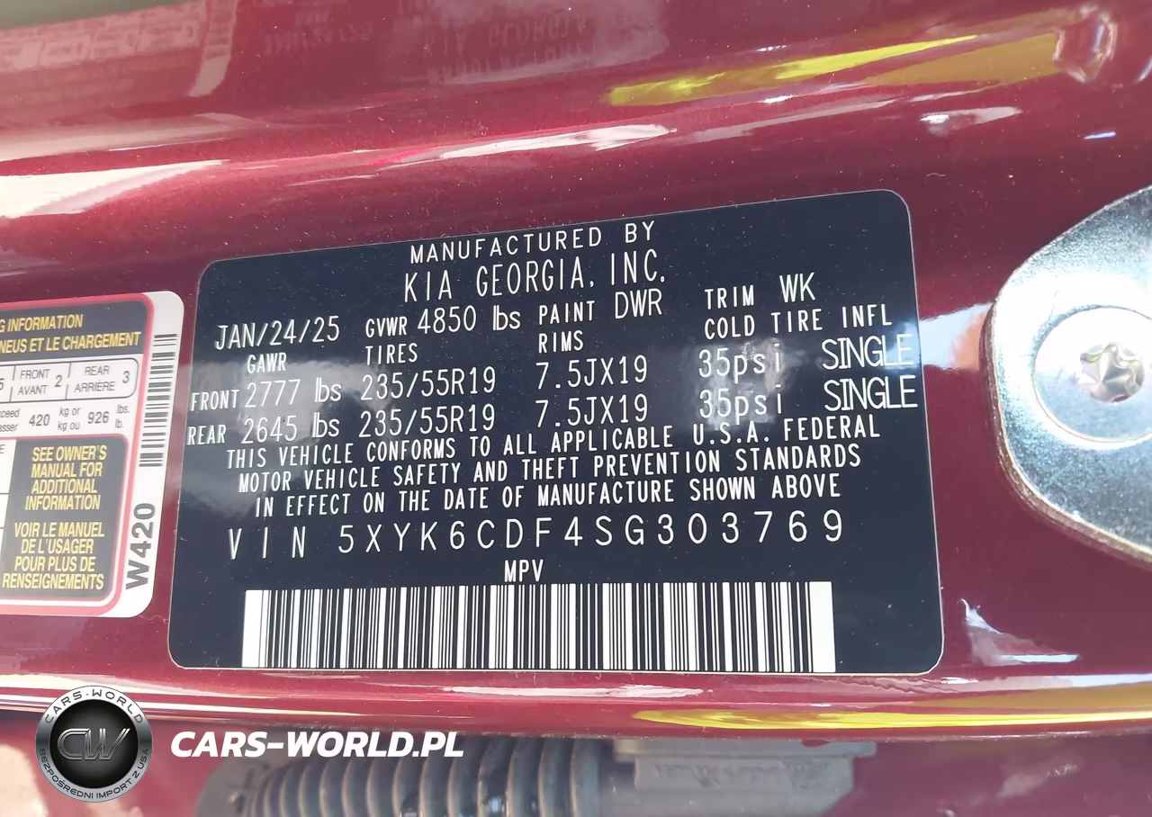 2025 Kia Sportage X-Line VIN:5XYK6CDF4SG303769 - 9