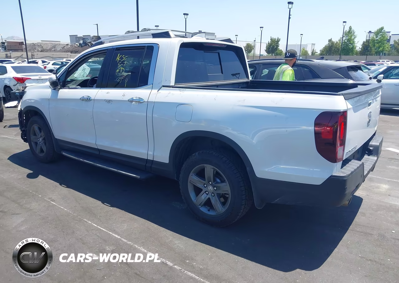 2022 Honda Ridgeline Rtl-E VIN:5FPYK3F77NB014285 - 3