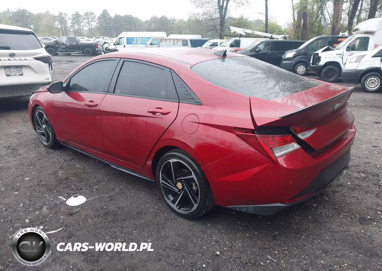 2023 Hyundai Elantra N Line VIN:KMHLR4AF2PU593713 - 3