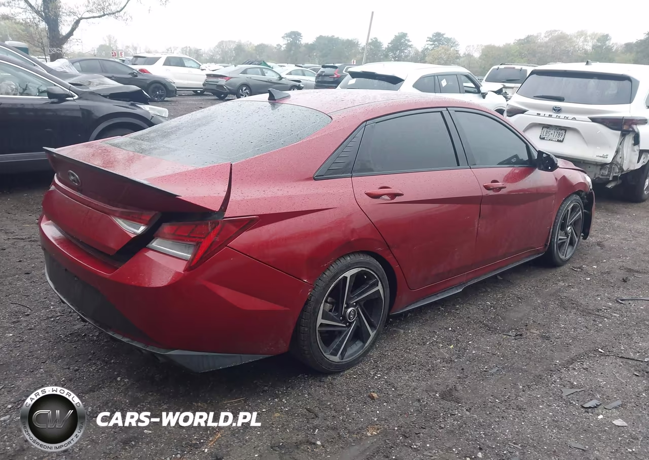 2023 Hyundai Elantra N Line VIN:KMHLR4AF2PU593713 - 4