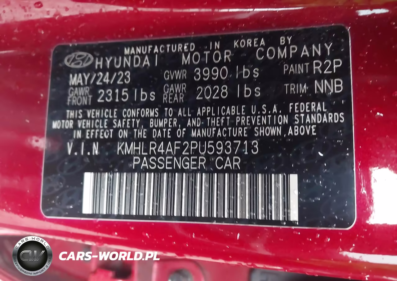 2023 Hyundai Elantra N Line VIN:KMHLR4AF2PU593713 - 9