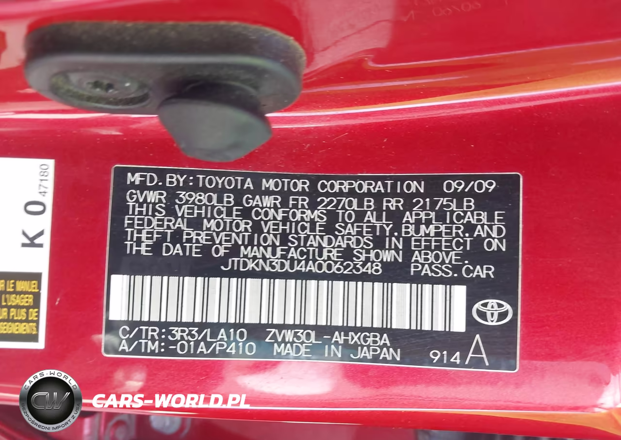 2010 Toyota Prius V VIN:JTDKN3DU4A0062348 - 9