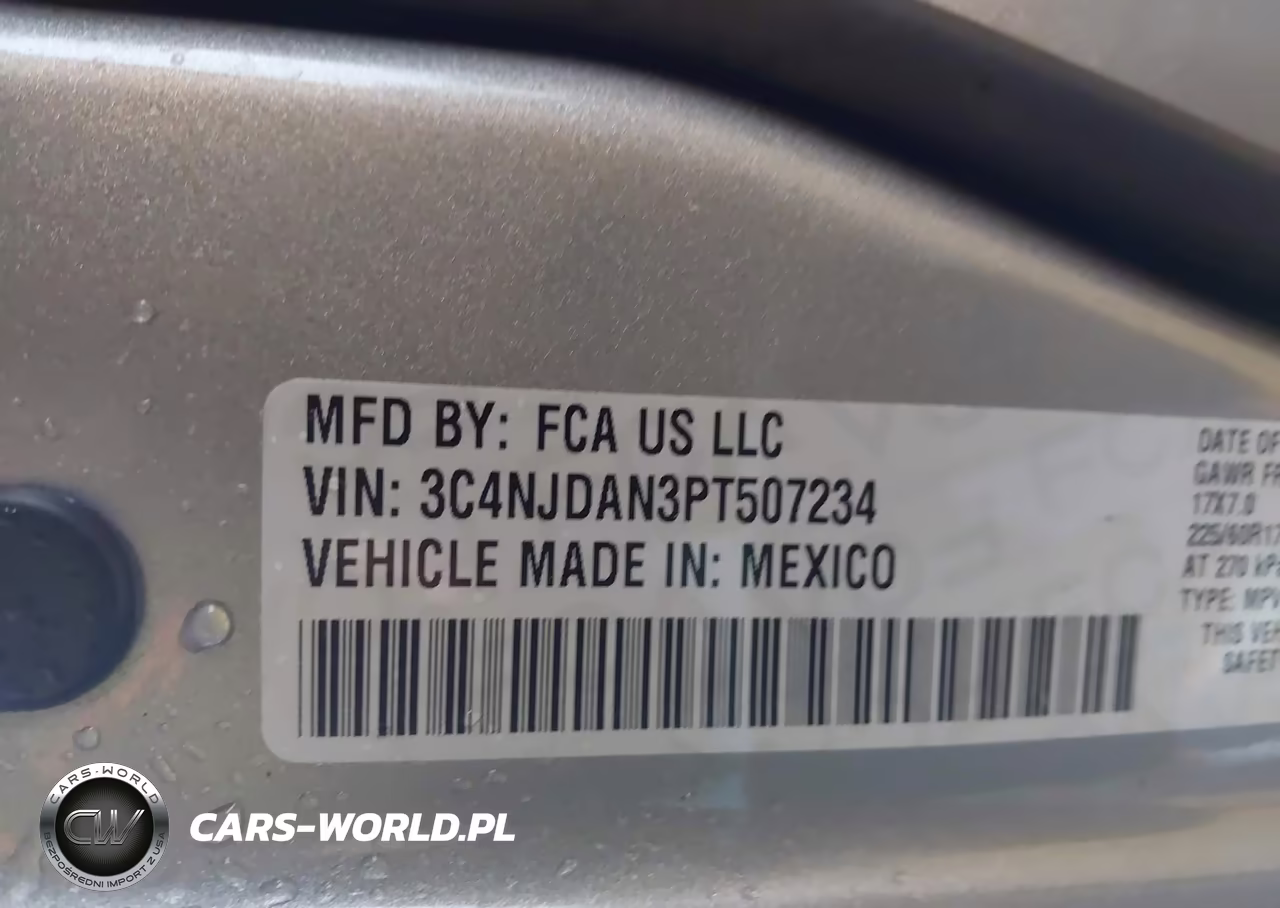 2023 Jeep Compass Sport 4X4 VIN:3C4NJDAN3PT507234 - 9