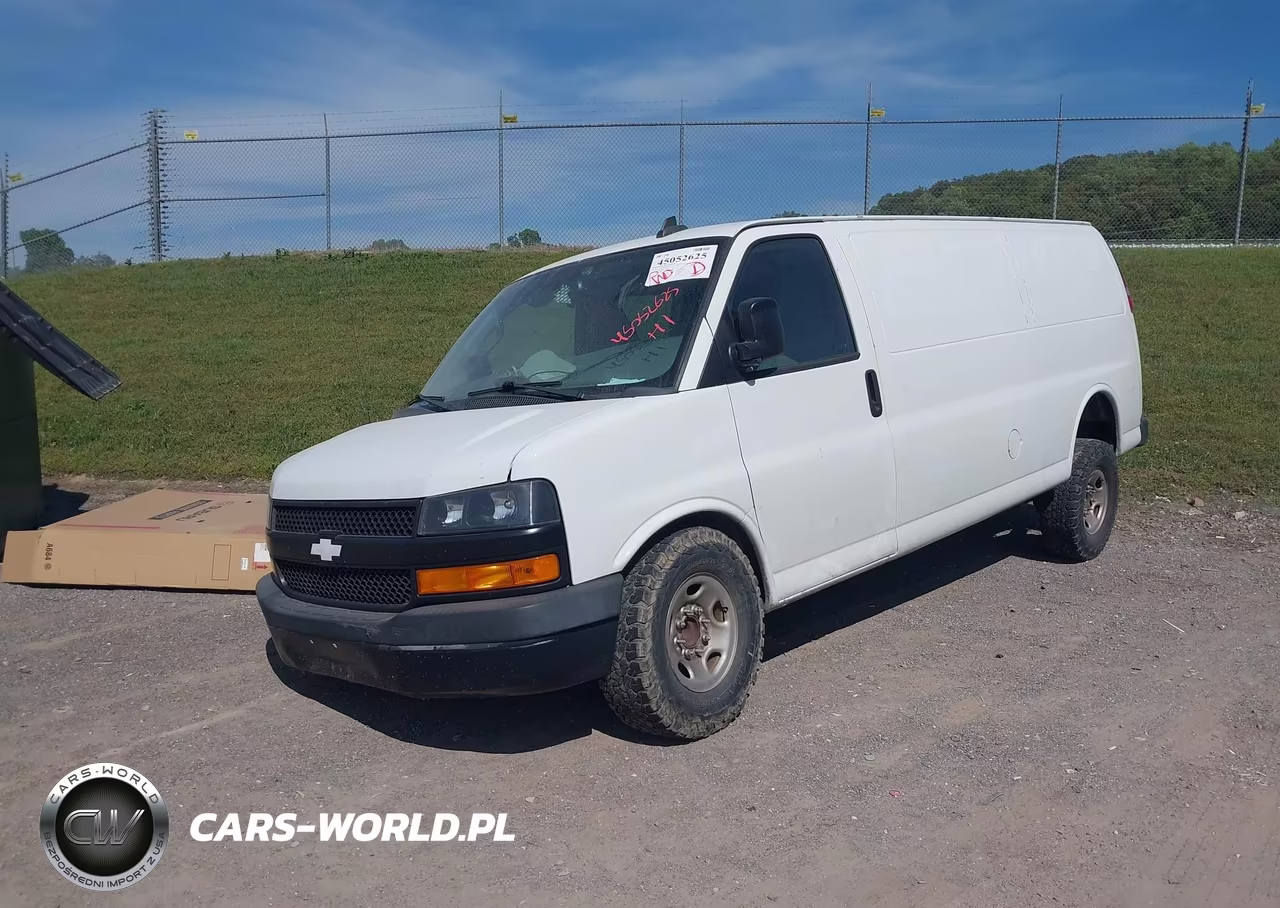 2020 Chevrolet Express Cargo Rwd 2500 Extended Wheelbase Wt VIN:1GCWGBFGXL1152016 - 2