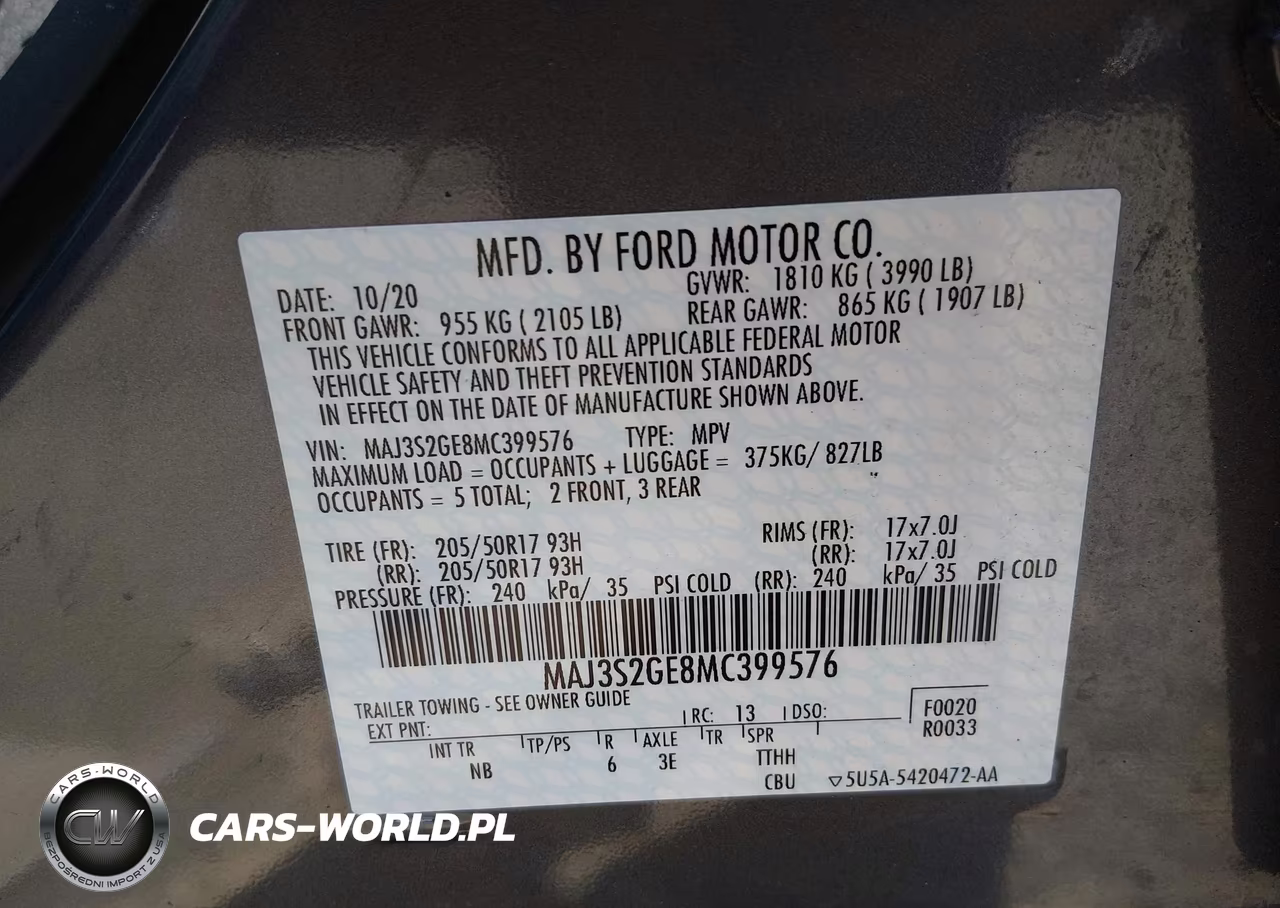 2021 Ford Ecosport Se VIN:MAJ3S2GE8MC399576 - 9
