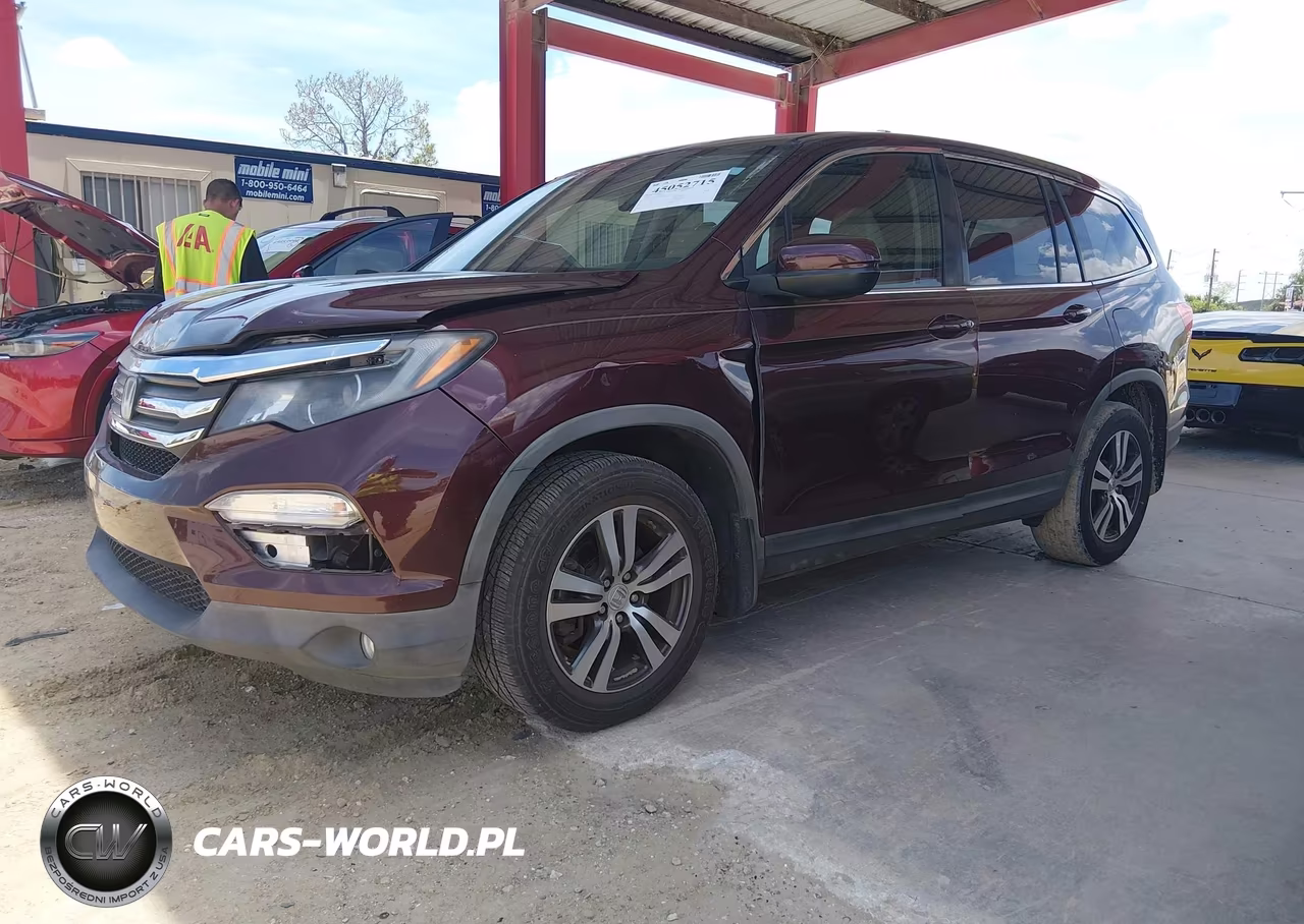 2016 Honda Pilot Ex-L VIN:5FNYF5H60GB053090 - 2