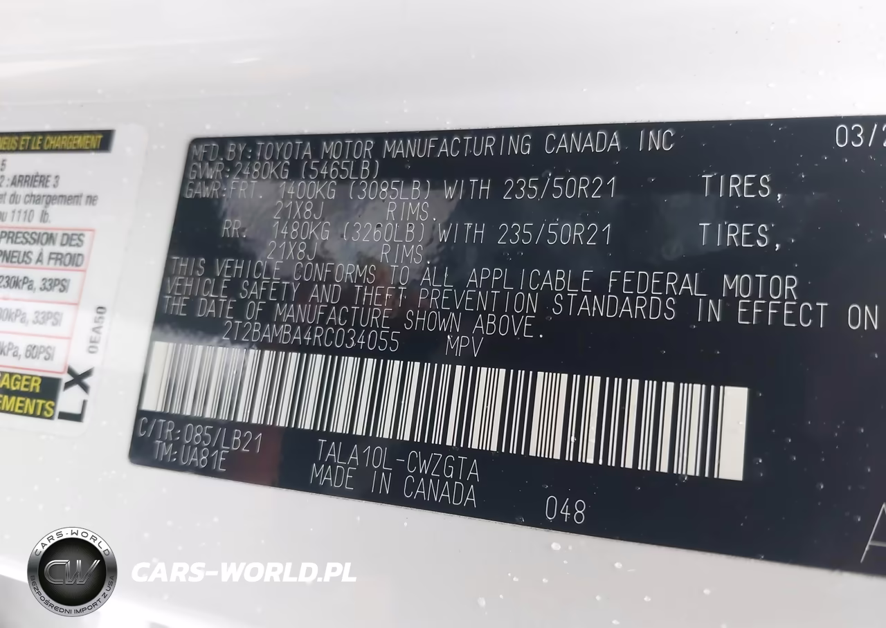 2024 Lexus Rx 350 Premium Plus VIN:2T2BAMBA4RC034055 - 9