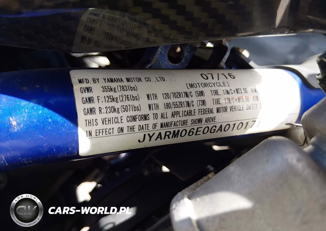 2016 Yamaha Fz07 VIN:JYARM06E0GA010171 - 10