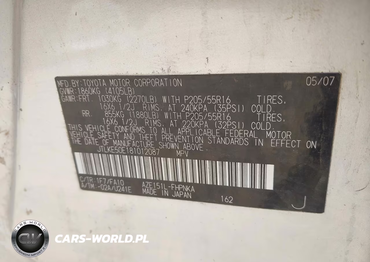 2008 Scion Xb VIN:JTLKE50E181012087 - 9