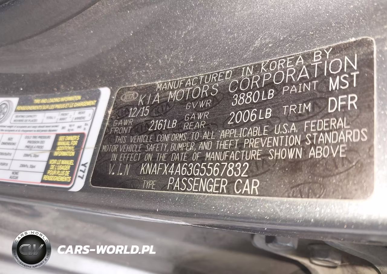2016 Kia Forte Lx VIN:KNAFX4A63G5567832 - 9