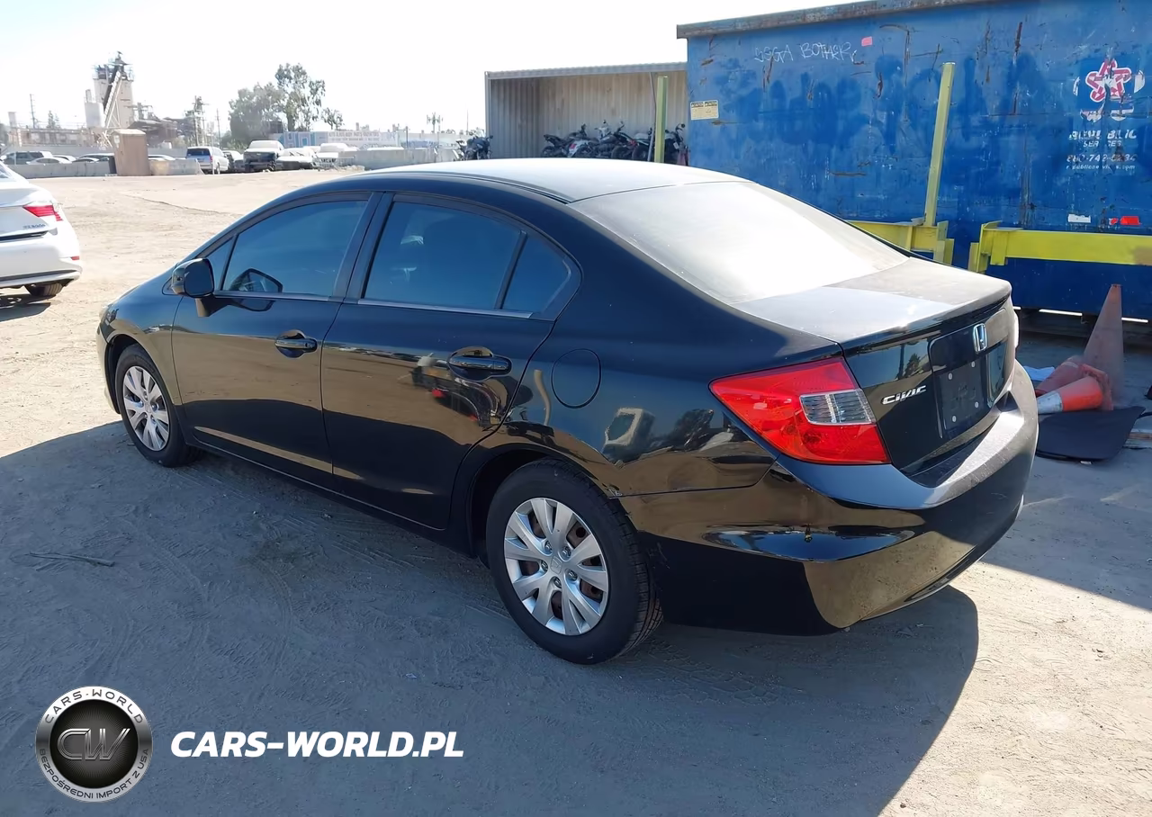 2012 Honda Civic Lx VIN:2HGFB2F59CH308482 - 3