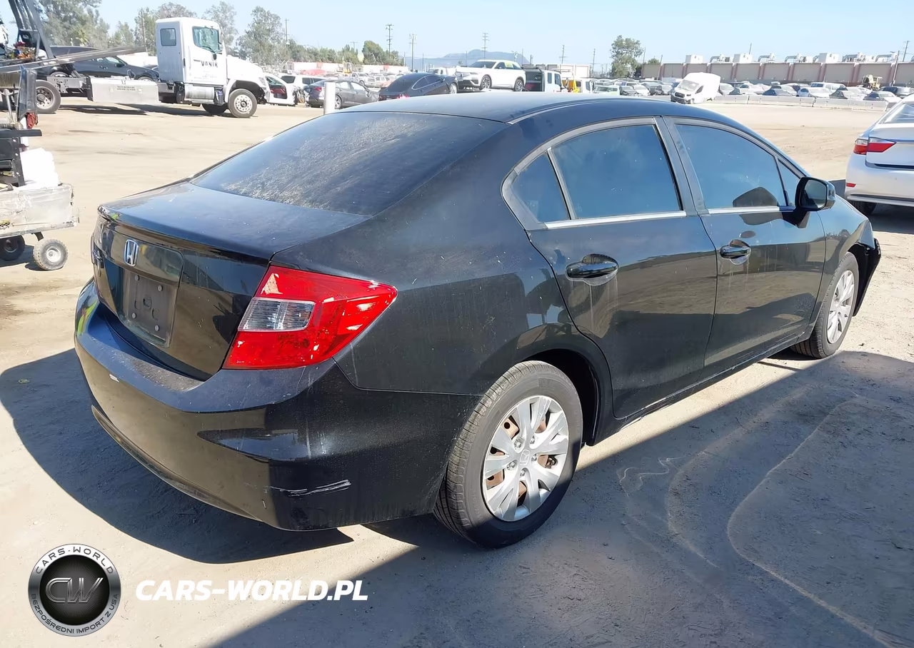 2012 Honda Civic Lx VIN:2HGFB2F59CH308482 - 4