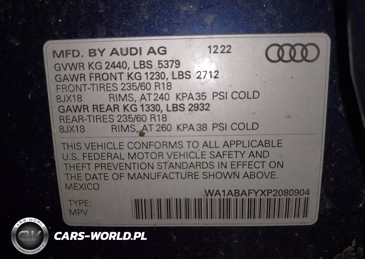 2023 Audi Q5 Premium 40 Tfsi Quattro S Tronic VIN:WA1ABAFYXP2080904 - 9