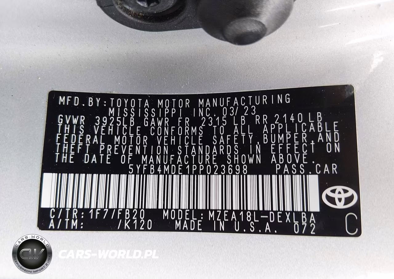 2023 Toyota Corolla Le VIN:5YFB4MDE1PP023698 - 9