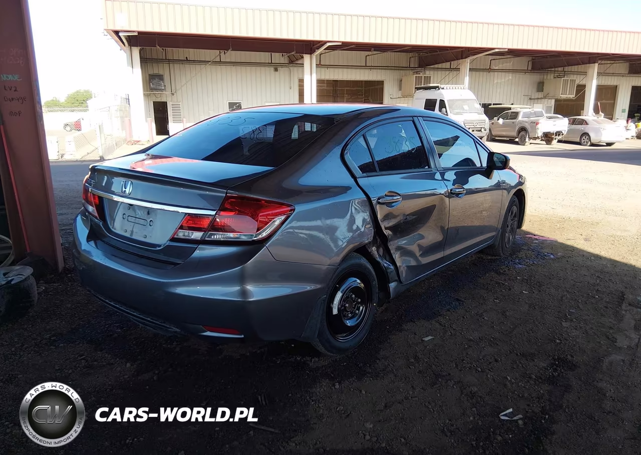 2015 Honda Civic Lx VIN:19XFB2F56FE707347 - 4