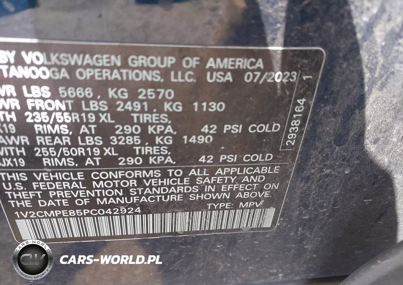 2023 Volkswagen Id.4 Pro VIN:1V2CMPE85PC042924 - 9