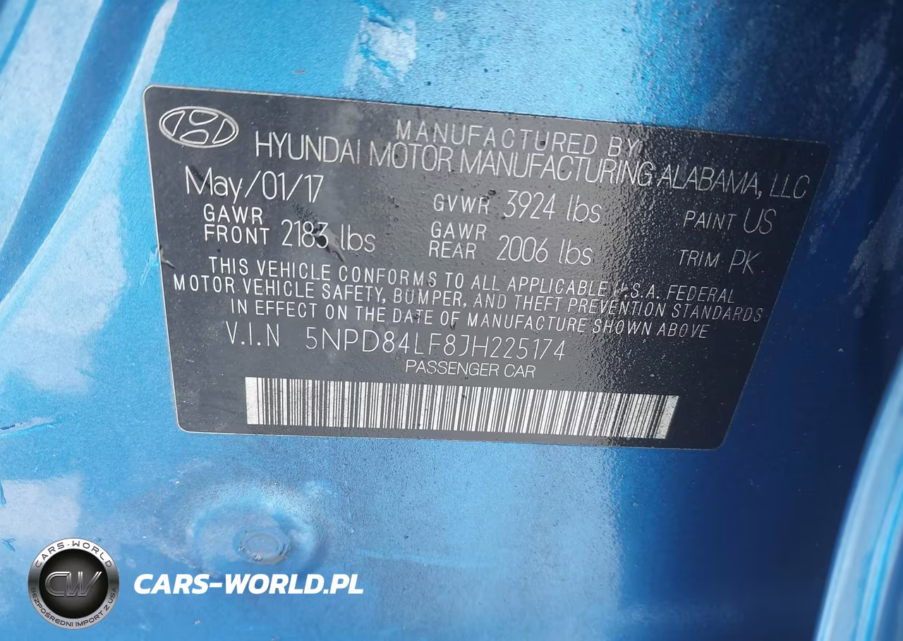 2018 Hyundai Elantra Sel VIN:5NPD84LF8JH225174 - 9