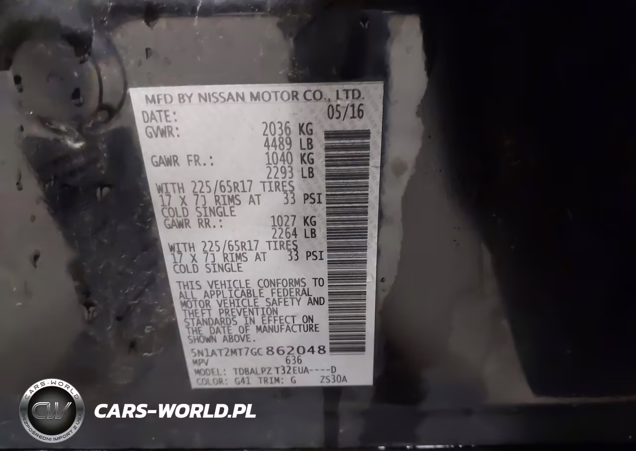 2016 Nissan Rogue S VIN:5N1AT2MT7GC862048 - 9