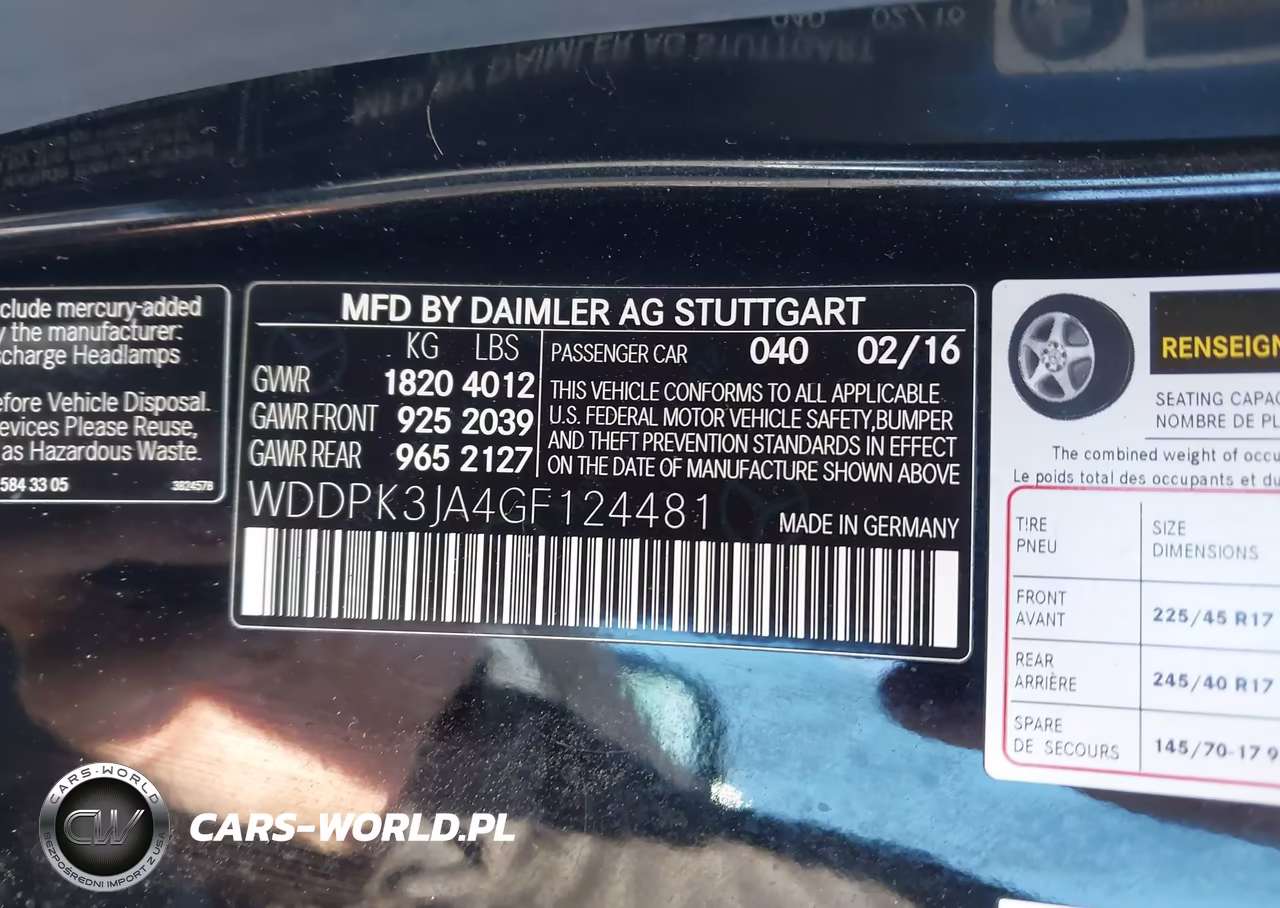 2016 Mercedes-Benz Slk 300 VIN:WDDPK3JA4GF124481 - 9