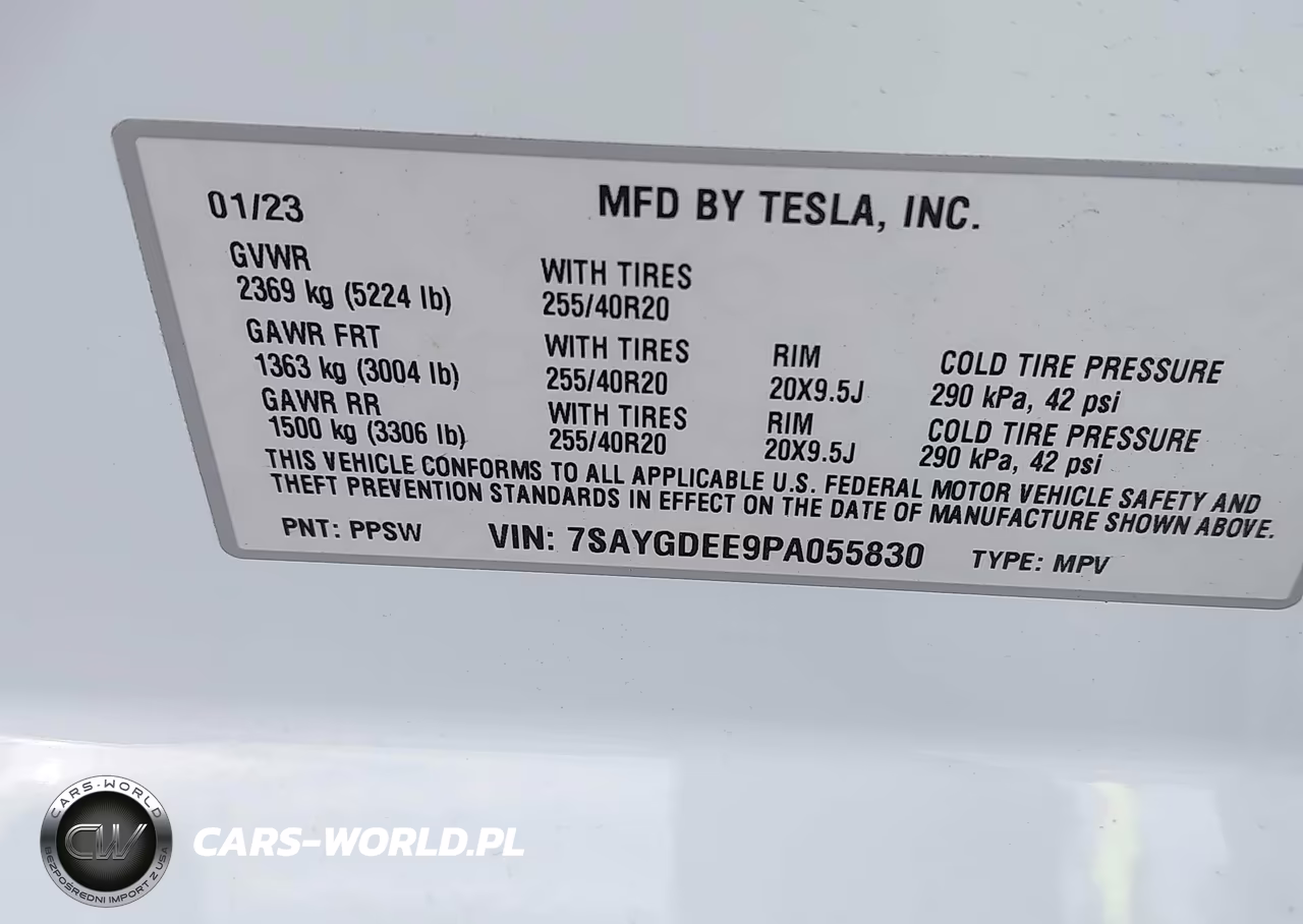 2023 Tesla Model Y Awd-Long Range Dual Motor All-Wheel Drive VIN:7SAYGDEE9PA055830 - 9