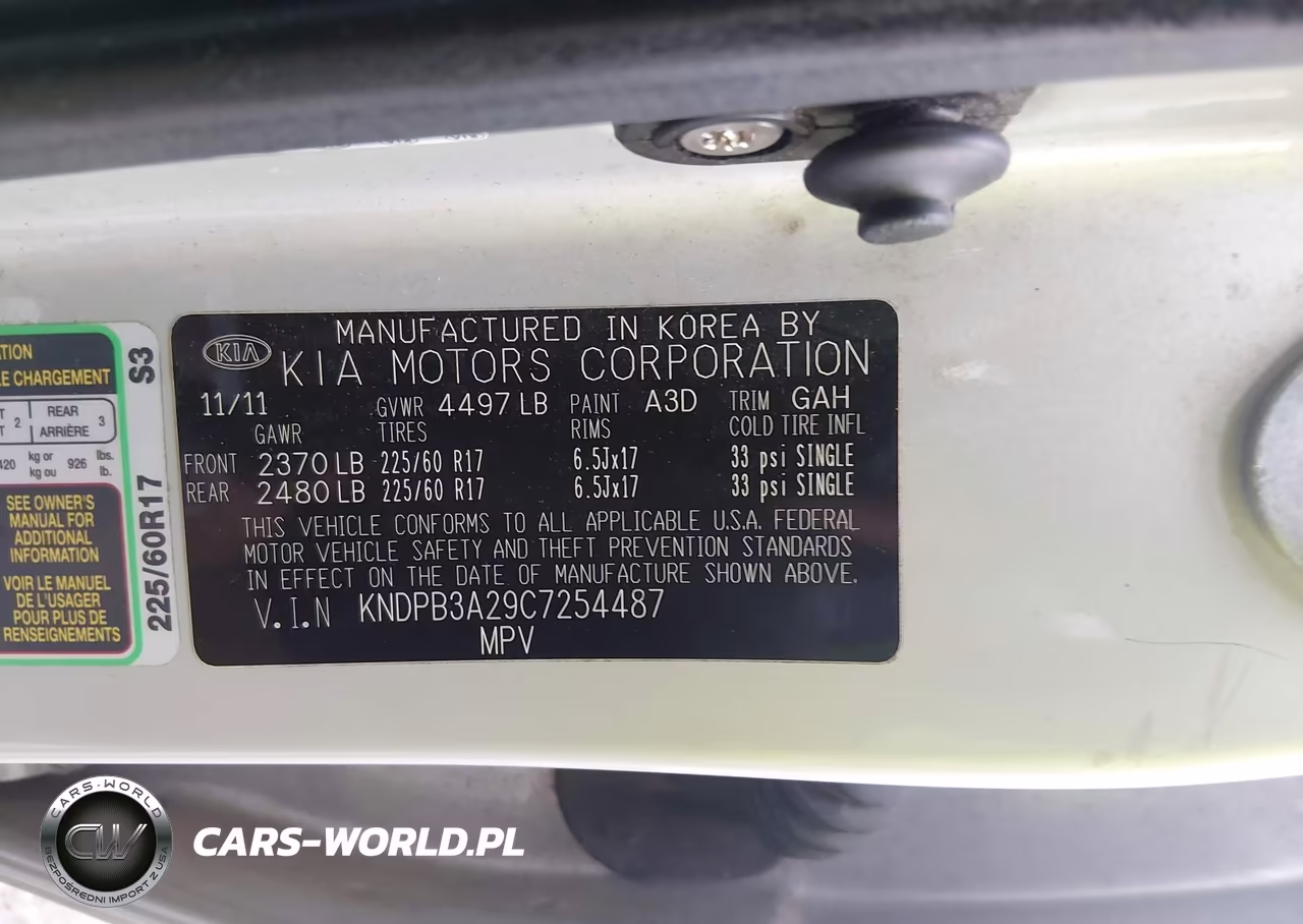 2012 Kia Sportage Lx VIN:KNDPB3A29C7254487 - 9
