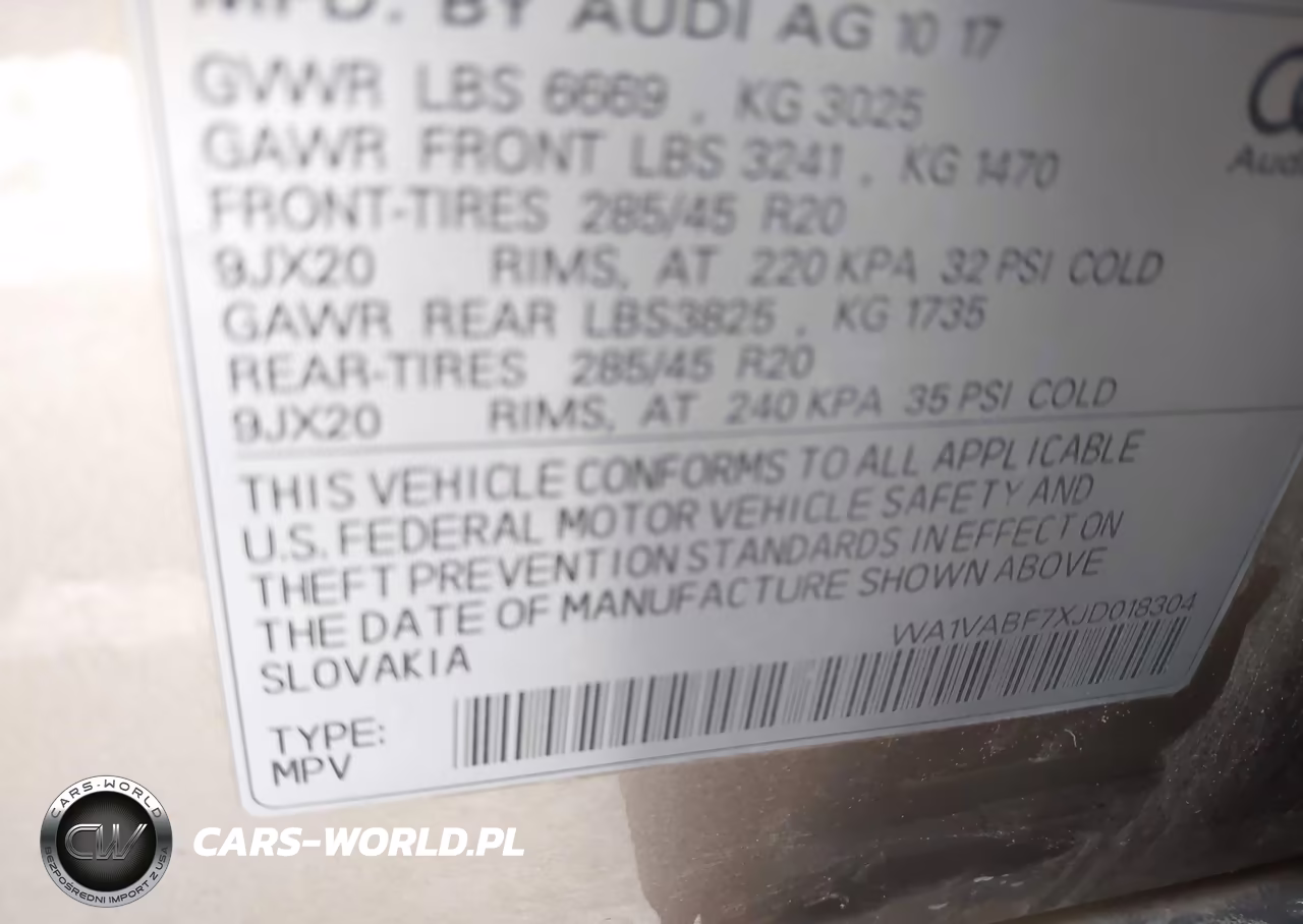 2018 Audi Q7 Prestige VIN:WA1VABF7XJD018304 - 9
