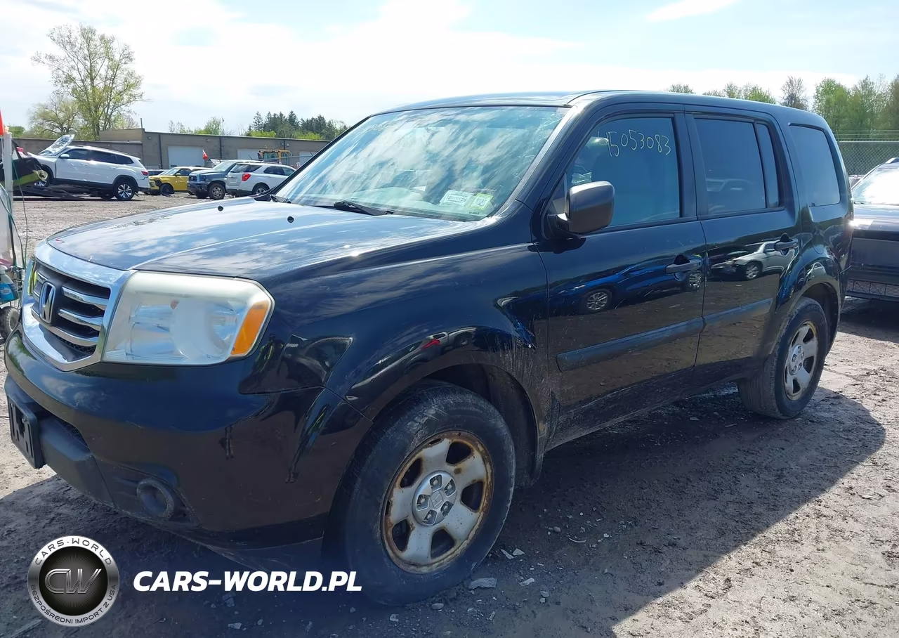2013 Honda Pilot Lx VIN:5FNYF4H24DB069392 - 2