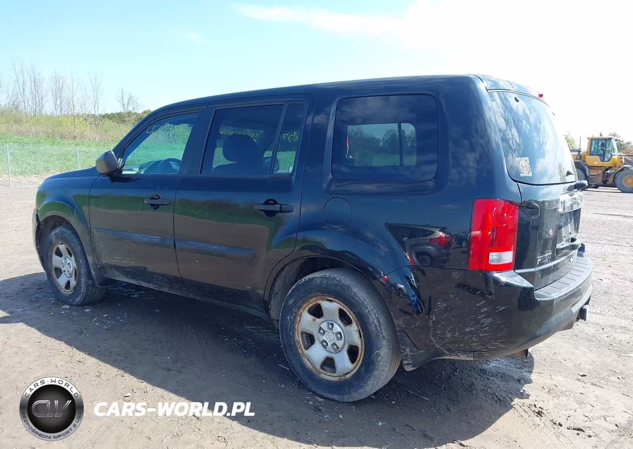 2013 Honda Pilot Lx VIN:5FNYF4H24DB069392 - 3