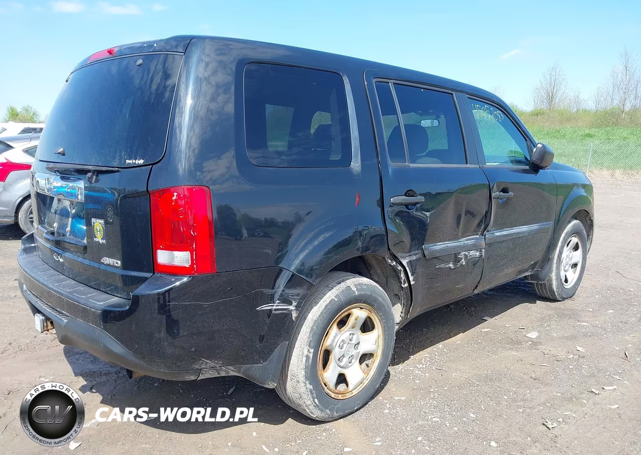 2013 Honda Pilot Lx VIN:5FNYF4H24DB069392 - 4