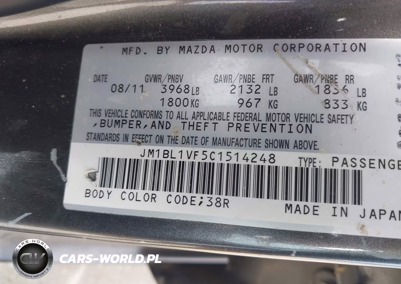 2012 Mazda Mazda3 I Touring VIN:JM1BL1VF5C1514248 - 9