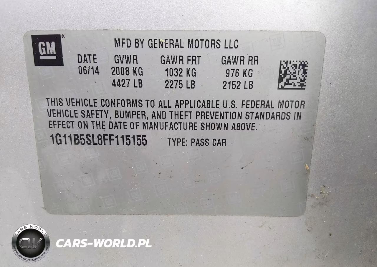 2015 Chevrolet Malibu Ls VIN:1G11B5SL8FF115155 - 9