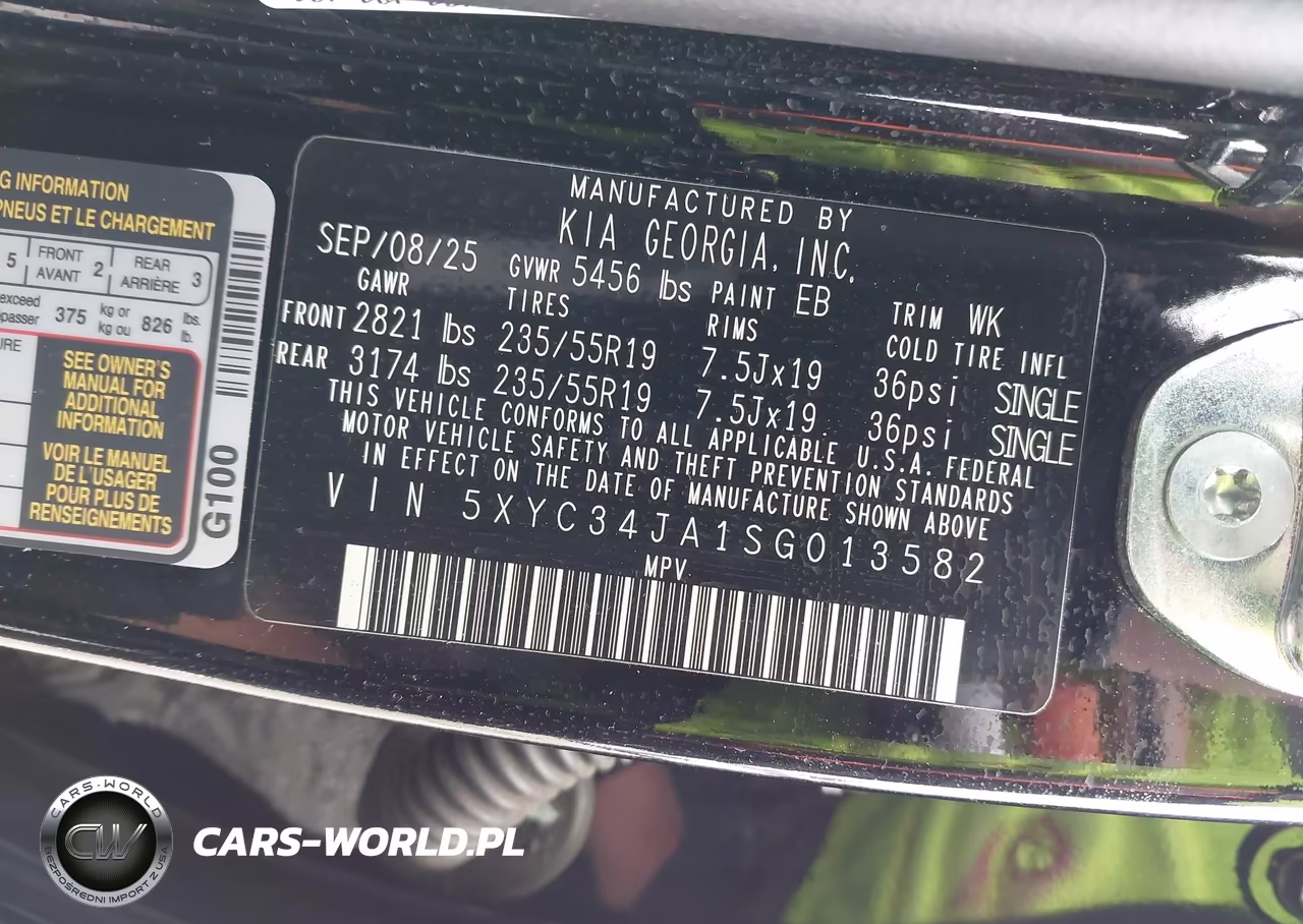 2025 Kia Ev6 Light Long Range Rwd VIN:5XYC34JA1SG013582 - 9