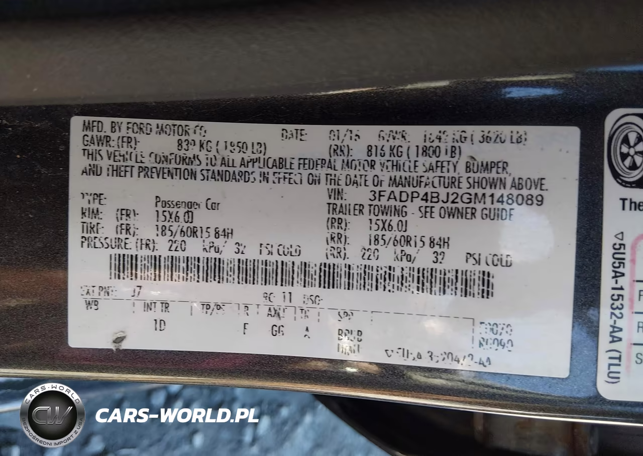 2016 Ford Fiesta Se VIN:3FADP4BJ2GM148089 - 9