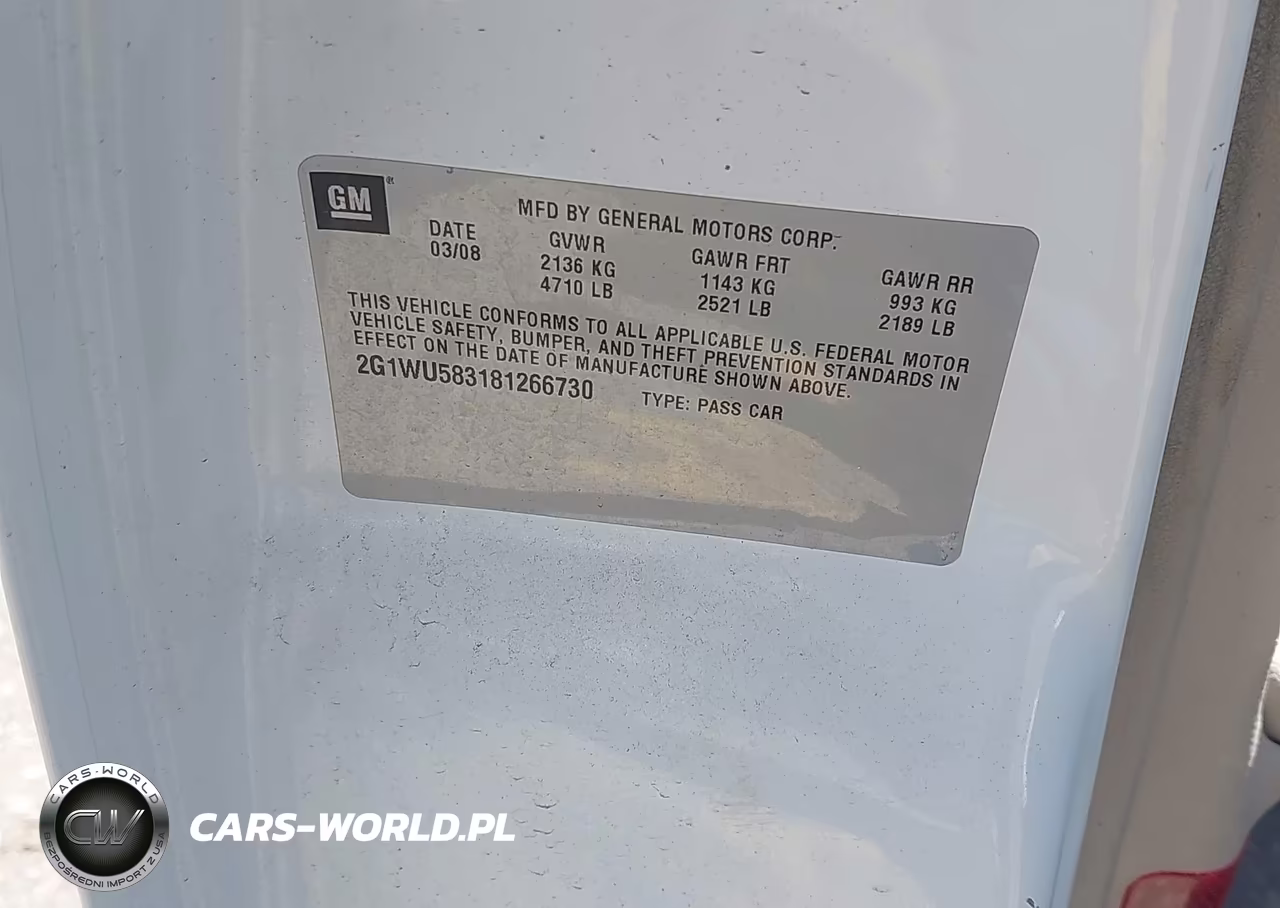 2008 Chevrolet Impala Ltz VIN:2G1WU583181266730 - 9