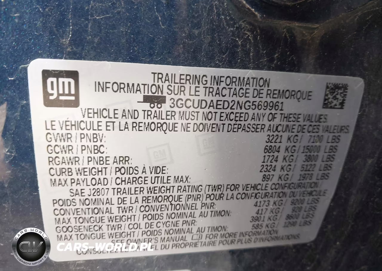 2022 Chevrolet Silverado 1500 Work Truck VIN:3GCUDAED2NG569961 - 9