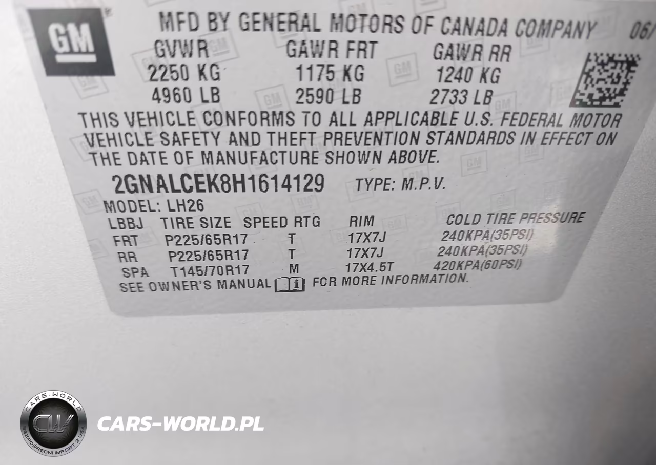 2017 Chevrolet Equinox Lt VIN:2GNALCEK8H1614129 - 9
