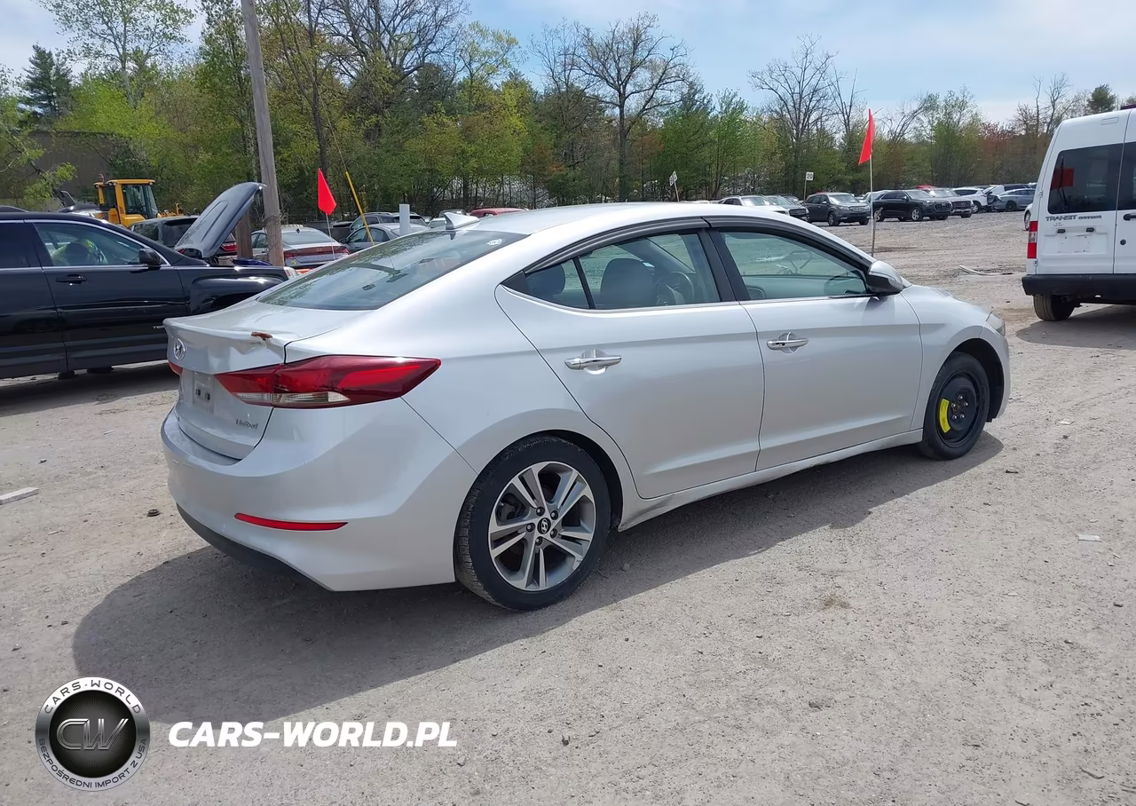 2017 Hyundai Elantra Limited VIN:5NPD84LFXHH054762 - 4