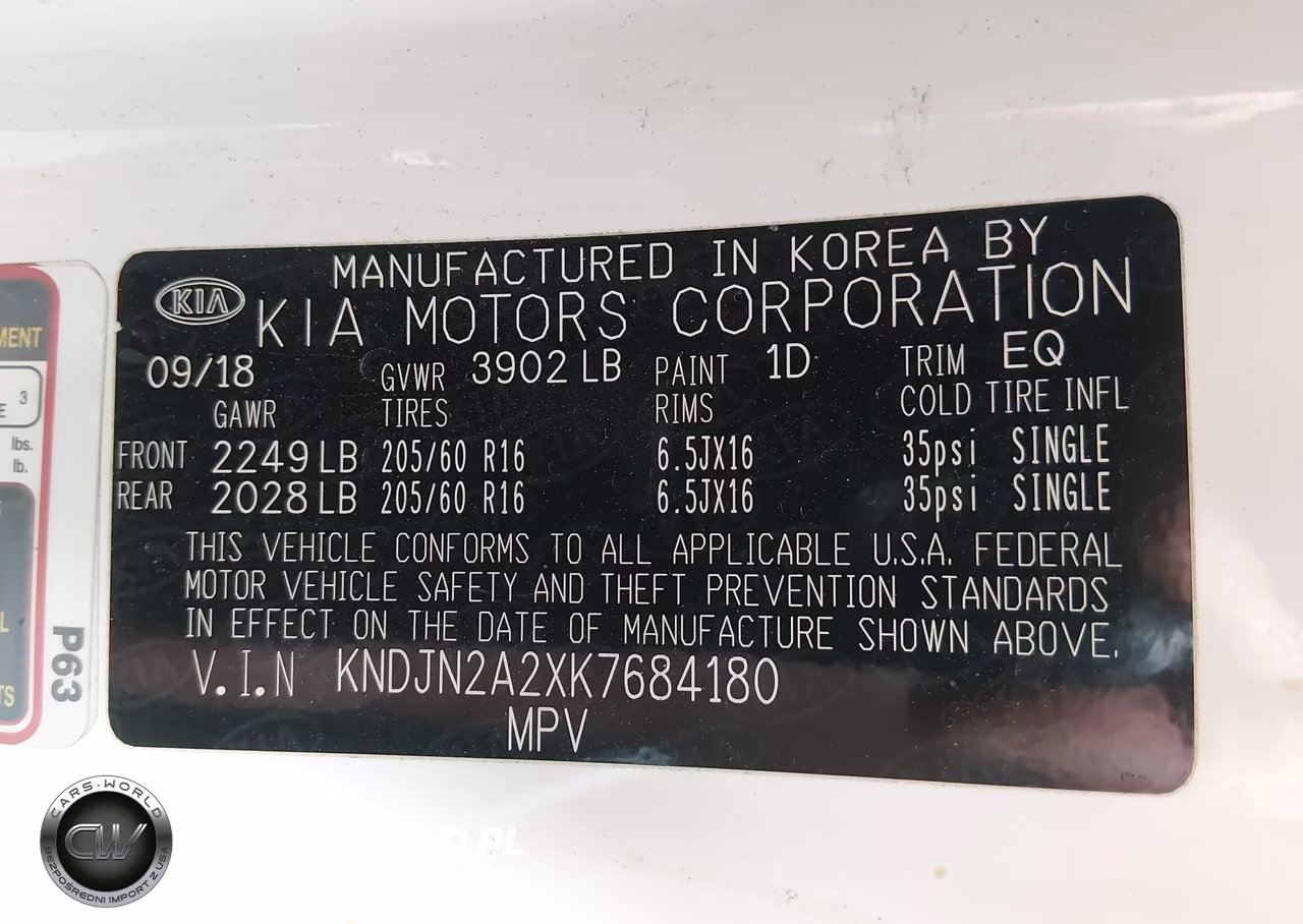 2019 Kia Soul VIN:KNDJN2A2XK7684180 - 9