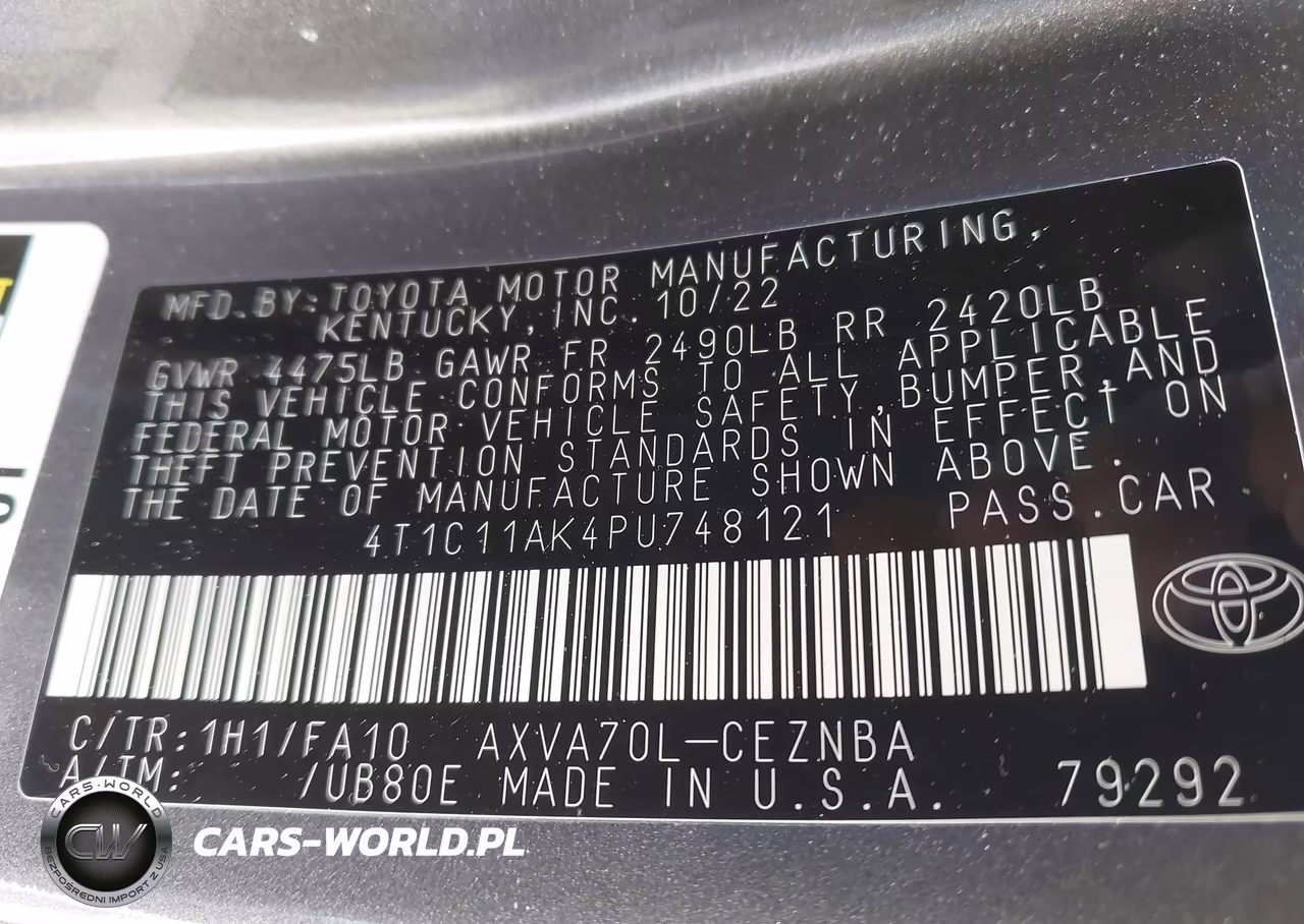 2023 Toyota Camry Le VIN:4T1C11AK4PU748121 - 9