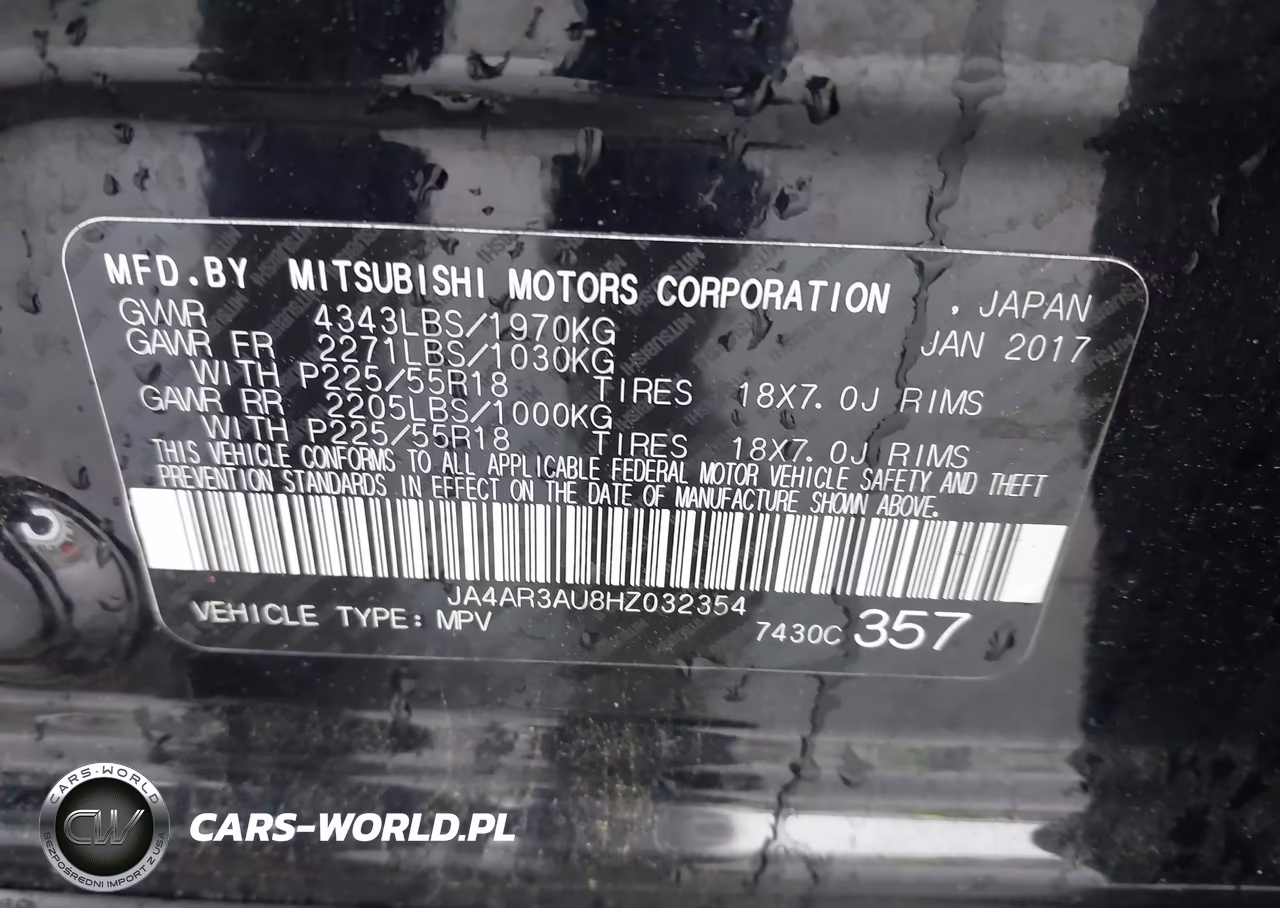 2017 Mitsubishi Outlander Sport 2.0 Le VIN:JA4AR3AU8HZ032354 - 9